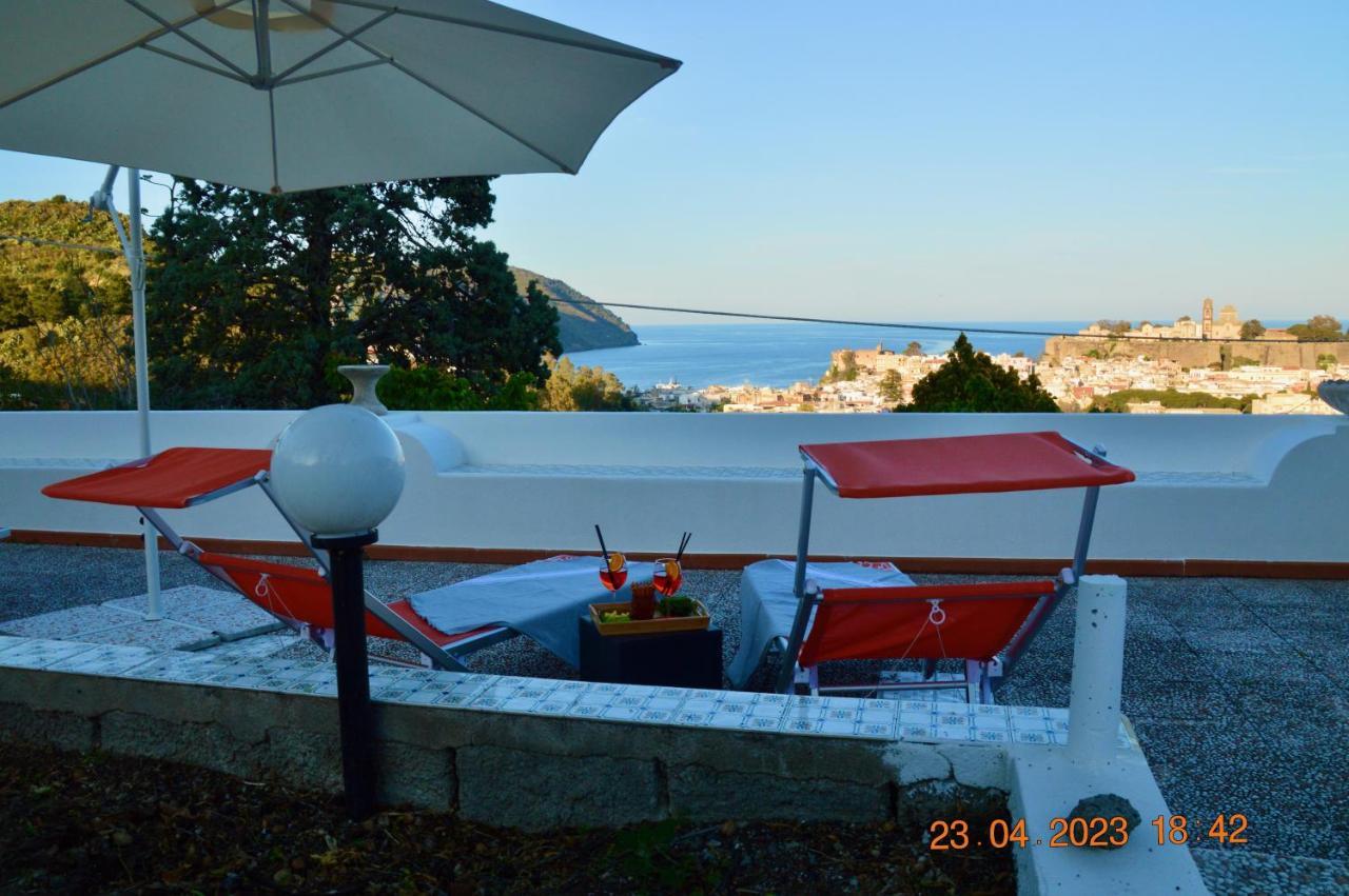 Villa La Milanina Lipari  Exteriér fotografie